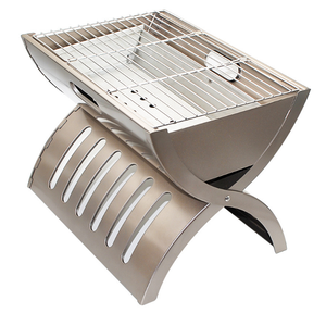 Suministro de fábrica, parrilla de carbón portátil para barbacoa para interior, exterior, Camping, combustible de Gas de hierro de acero plegable para <span class=keywords><strong>el</strong></span> patio trasero, fin de semana - Product Image 3