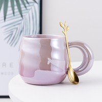 Mug en céramique à dégradé JCSL, populaire sur Internet, idéal pour les employés de bureau, pour les boissons quotidiennes