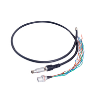 Conectores de Cable Recto Push-Pull de Audio/Video Serie B EGG FGG, Carcasa de Latón Personalizada, Chapado en Oro sobre Cobre, IP50, 00B 0B 1B