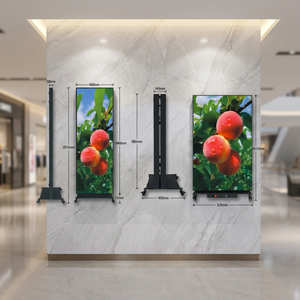 จอแสดงผล LED ดิจิทัลแบบตั้งพื้น P2.5 สีสันสดใส สำหรับใช้งานภายในอาคาร แบบสองด้าน พับเก็บได้ เหมาะสำหรับห้างสรรพสินค้า รับประกัน 5 ปี - Product Image 1