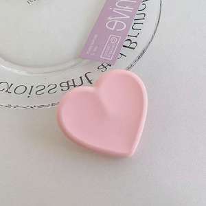 실리콘 하트 모양 폰 홀더 인스타 스타일 한국 귀여운 거울 거치대 실리콘 휴대폰 소켓 그립 스탠드 홀더 - Product Image 3