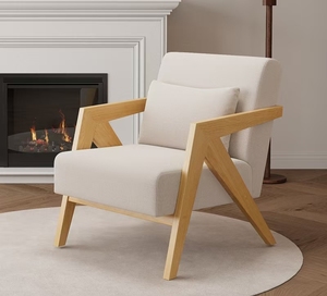 Poltrona Singola Richard in Stile Antico Cinese, Design Medievale per Soggiorno, <span class=keywords><strong>Camera</strong></span> <span class=keywords><strong>da</strong></span> Letto, Hotel, Balcone, Poltrona in Legno Massello per Casa - Product Image 6