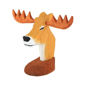 Vendite di fabbrica direttamente moda creativa occhiali in legno massello cornice espositore animale gioielli in legno massello ornamenti regalo retrò - Product Image 2