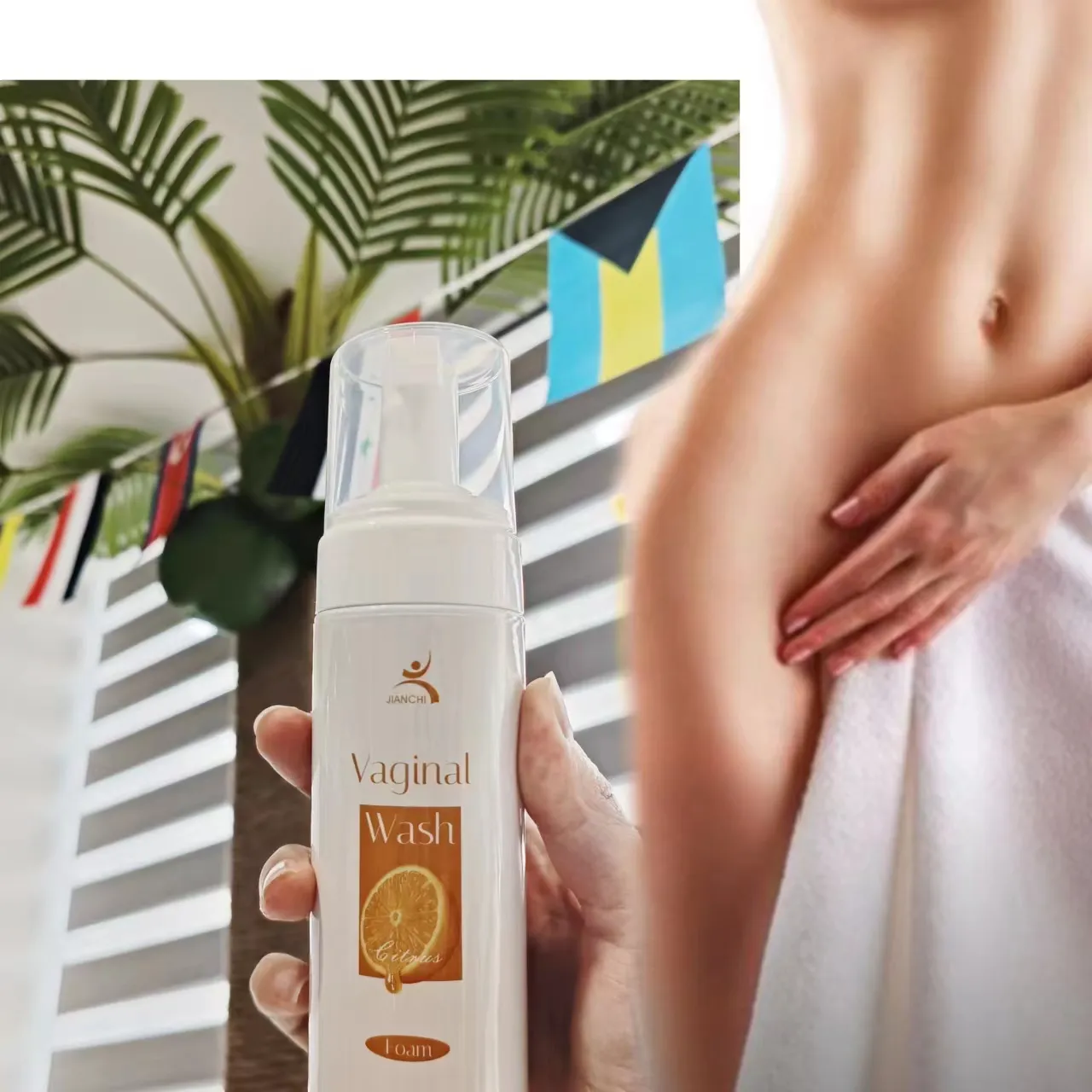Jianchi Brand Feminine Washes Deep Cleansing Vaginal Care Remove Odor Female Yoni Feminine Wash