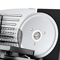 Trancheuse à viande électrique GEDITAI 120W homologuée ETL, coupe-viande automatique pour la maison, lame de 19 cm, portable, faible niveau sonore, classe d'efficacité énergétique