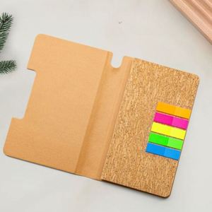 Graduation Gifts Eco Friendly Cork & Imitated Bamboo Notebook <b>Journal</b> for Business Meetings, Custom Promotional Office Gift - Product Image 2