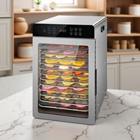 Déshydrateur multifonctionnel intelligent pour fruits et légumes, sécheur alimentaire électrique en acier inoxydable pour la cuisine domestique, collations saines quotidiennes