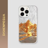 Golden Mountain Brand bietet Handy hülle für iPhone 16 Pro Max15 14 13 12 11 XR XS Max 78 Y2K Senior Feather Fall Handy hülle
