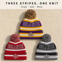 Bonnet en tricot jacquard rayé personnalisé avec pompon, bonnet épais à revers pour l'hiver et le ski, pour hommes et femmes, vente en gros