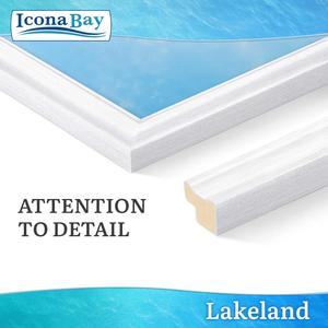 กรอบรูป MDF ราคาโรงงาน เป็นมิตรกับสิ่งแวดล้อม สีดำขาว ขนาดสั่งทำได้ ตกแต่งบ้านสไตล์โมเดิร์น - Product Image 2