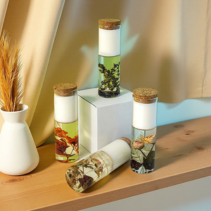 Décoration de maison tasse en verre double couche de luxe gel gelée cire crysta vente en gros marque privée tasse en verre gel cire d'aromathérapie - Product Image 5