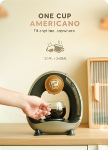 Machine à café <span class=keywords><strong>MINI</strong></span> Q <span class=keywords><strong>2</strong></span> en 1, <span class=keywords><strong>cafetière</strong></span>/théière personnelle pour une tasse, avec adaptateur pour dosettes K-Cup et café moulu, capacité de 4 à 8 oz - Product Image 5