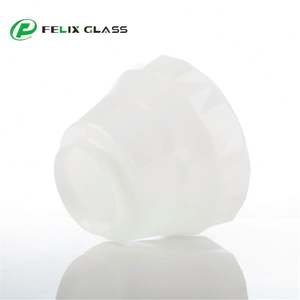 Abat-jour en verre opale blanc personnalisé, durable, fait main, design moderne, écologique, garantie 3 ans pour les couvertures intérieures - Product Image 3