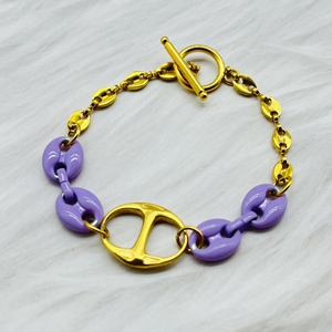 hc Ensemble <span class=keywords><strong>de</strong></span> bijoux plaqué <span class=keywords><strong>or</strong></span>, motif <span class=keywords><strong>grain</strong></span> <span class=keywords><strong>de</strong></span> <span class=keywords><strong>café</strong></span> et nez <span class=keywords><strong>de</strong></span> cochon, comprenant une chaîne à maillons plats facettés, une chaîne Figaro et un style Hong Kong - Product Image 5