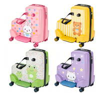 Valise à roulettes pour enfants 20 pouces, mignonne valise de voyage pour enfants avec 4 roues pivotantes, valise à roulettes légère pour garçons et filles