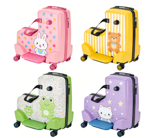 <span class=keywords><strong>Valigia</strong></span> Cavalcabile per <span class=keywords><strong>Bambini</strong></span> 20 Pollici, Simpatica <span class=keywords><strong>Valigia</strong></span> da Viaggio per <span class=keywords><strong>Bambini</strong></span> <span class=keywords><strong>con</strong></span> 4 Ruote Girevoli, Trolley Leggero per <span class=keywords><strong>Bambini</strong></span> e Bambine - Product Image 1