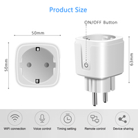 Adaptador Dongle Mini WiFi Oculto con Enchufe USB y Tomacorriente de 16A, Cargador de Pared Compatible con Alexa y Google Home