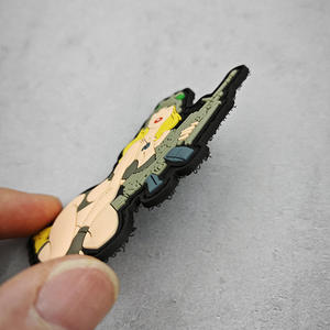 Parche táctico de goma de PVC 3D con un hermoso <span class=keywords><strong>Avatar</strong></span> femenino, con un accesorio de gancho - Product Image 3