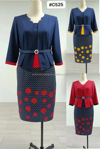 Vestidos de Estilo Africano Tallas Grandes Nuevo Diseño Vestidos para Mujeres de Mediana Edad - Product Image 5