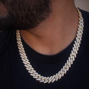 بالجملة في المخزون تشيكوسلوفاكيا الهيب هوب الجليد مجوهرات الرجال 12 مللي متر الماس الكوبي سلسلة قلادة - Product Image 6