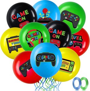 Ensemble de ballons d'<span class=keywords><strong>anniversaire</strong></span> sur le <span class=keywords><strong>thème</strong></span> des <span class=keywords><strong>jeux</strong></span> <span class=keywords><strong>vidéo</strong></span> Bln, ballons en latex noir sur le <span class=keywords><strong>thème</strong></span> des <span class=keywords><strong>jeux</strong></span>, décorations pour les fêtes de niveau gamer - Product Image 1