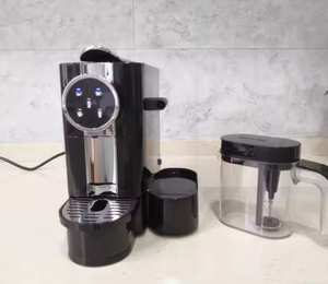 <span class=keywords><strong>Cafetera</strong></span> eléctrica inteligente compatible <span class=keywords><strong>con</strong></span> el sistema <span class=keywords><strong>Nespresso</strong></span> viene <span class=keywords><strong>con</strong></span> función de espuma de <span class=keywords><strong>leche</strong></span> para <span class=keywords><strong>cafetera</strong></span> Cappuccino Latte - Product Image 5