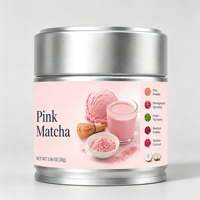 OEM Natuurlijke Roze Fruitmix Poeder Rode Biet Dragon Fruit Hibiscus Gemengde Roze Matcha voor Gebruik in Voedsel en Drank Ingrediënten