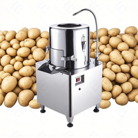 Éplucheuse de pommes de terre commerciale entièrement automatique Machine électrique professionnelle de nettoyage et d'épluchage de légumes avec composant de noyau de moteur