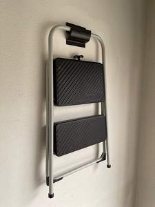 Jh-mech – cintres de rangement muraux de Garage, crochet d'échelle en métal noir robuste enduit de poudre - Product Image 5