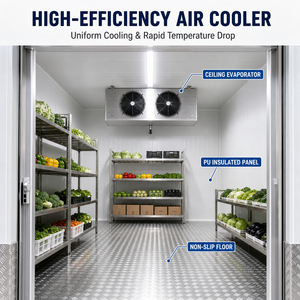 Cámara Frigorífica Grande y Eficiente para Uso Doméstico y Comercial, Refrigerador y Congelador de Gran Capacidad - Product Image 5