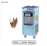 Compresseur italien Machine commerciale électrique automatique 220V Nouveau petit fabricant de rouleaux de crème glacée molle aux fruits congelés utilisant du lait