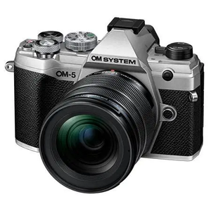 Appareil photo hybride OM System OM-5 Mark II noir et argent avec objectif 12-45mm F/4 Pro et objectif 14-150mm F/4-5.6 II 4K OM System OM - Product Image 2