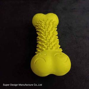 Высококачественные индивидуальные резиновые игрушки для домашних животных, прочные несколько форм, предназначенные для собак, устойчивые силиконовые пластиковые нейлоновые материалы - Product Image 3