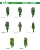 Fournisseur intelligent Décoration intérieure et extérieure Tenture murale Fausse fleur Plantes vertes artificielles