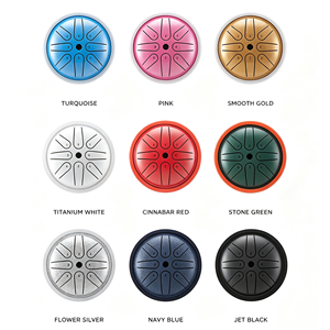 Great Sound Mini 4 Inch 8 Notes Steel Tongue <b>Drum</b> Handpan Set for Yoga Meditation Stress Relief Gift - Product Image 1