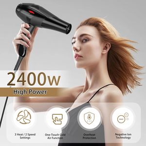 Secador de Pelo Profesional con Iones Negativos, Venta Directa de Fábrica, 2 Velocidades y 3 Temperaturas - Product Image 2