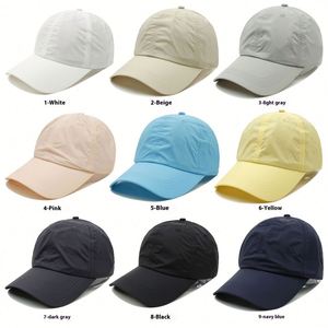 Casquette de baseball pour sports de plein air printemps-été, séchage rapide, respirante, ajustable, avec ouverture pour queue de cheval, logo personnalisé, chapeau de golf - Product Image 2