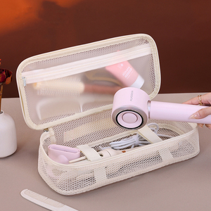 Nueva bolsa de almacenamiento para secador de pelo, de gran capacidad, portátil, para viaje, funda protectora para rizador y plancha de pelo, bolsa de malla con cremallera. - Product Image 2