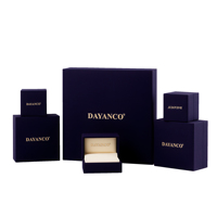 DAYANCO personnaliser PU velours diamant gemme affichage pierre paquet boîte unique pierre boîte diamant gemme boîte