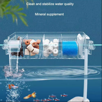 Filtre d'aquarium Jeneca GD19 en plastique, type boîte, filtration supérieure pour aquariums, filtre à eau 5W, peut être suspendu à l'extérieur des aquariums