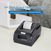 Xprinter-Impresora térmica USB de 58mm, impresora POS, velocidad de impresión de 90 mm/s, impresora de facturas de recibos