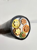 Cable de alimentación de cobre para bandeja TC-ER, 600V 90C XLPE XHHW-2 4/C 2AWG + 1/C 4AWG, para construcción industrial en EE. UU. y Canadá