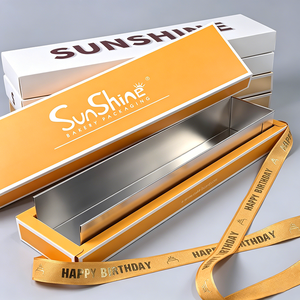 Sunshine Eco-Friendly Tiramisu Packaging Box with Custom Logo Protective Rigid Design for Birthday & <b>Wedding</b> - Product Image 4
