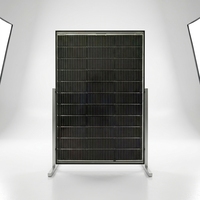 Panneau solaire monocristallin étanche 105W pour système de charge de batterie extérieur pour camping-car et bateau