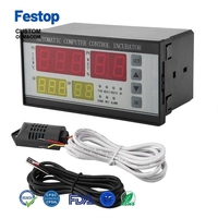 Controlador de Incubadora Automático Festop XM-18 110V, Termostato Digital de Temperatura y Humedad, Material Plástico con OEM y ODM