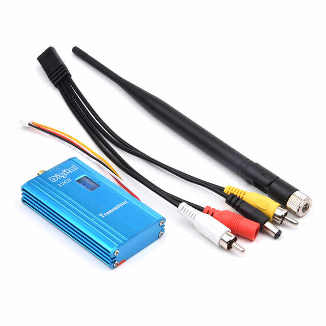 1.5G 1500MW Transmitter Receiver 12 Channels FPV Long Distance Video Transmission
