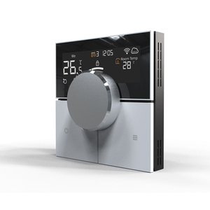 หน้าจอสีอัจฉริยะแบบเต็มหน้าจอสัมผัสเทอร์โมสตัท WiFi จอแสดงผล LCD ประเภทโรตารีสัปดาห์เครื่องทําความร้อนใต้พื้นน้ําที่ตั้งโปรแกรมได้ - Product Image 2