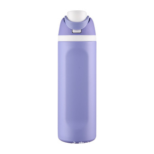 Bouteille d'eau isotherme en acier inoxydable 304 de grande capacité avec poignée, double ouverture pour boire, idéale pour le sport, personnalisable par IStapromo Gifts. - Product Image 1