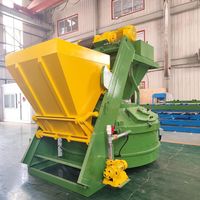 Mezcladora de Concreto Prefabricado de 0.5M3, 500L, 18.5KW, Mezcladora Planetaria para la Fabricación de Ladrillos de Concreto y Bloques Huecos
