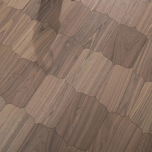 Elegante Suelo de Parqué de Roble Nogal Moderno, Suelo de Madera de Ingeniería Multicapa de Lujo para Interiores, con Recubrimiento UV, Instalación <span class=keywords><strong>Flotante</strong></span>, para Salón - Product Image 2